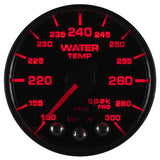 Autometer Spek-Pro - Nascar 2-1/16in Water Temp 100- 300F Bfb Ecu - P546328-N2