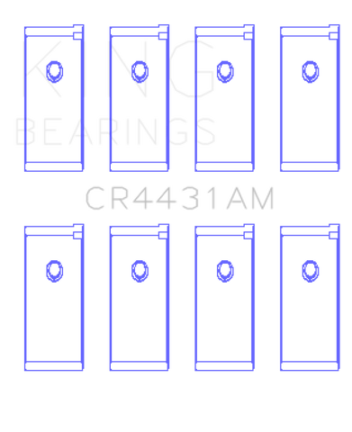 King Engine Bearings Nissan (Size 1.5) Rod Bearing Set - CR4431AM1.5