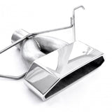 Stainless Works 2013-18 Ford Focus ST 3in Catback Vintage Round Muffler Wide Tip - FC13CB-WT