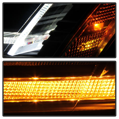 Spyder 08-15 Audi TT (HID Model Only) Projector Headlights - Sequential Signal - Black - 5086891