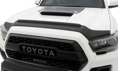AVS 12-15 Toyota Tacoma Aeroskin II Textured Low Profile Hood Shield - Black - 436065