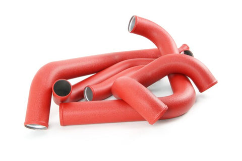 PERRIN 15-21 Subaru STI Front Mount Intercooler Boost Tube Kit - Red - PSP-ITR-438-3RD