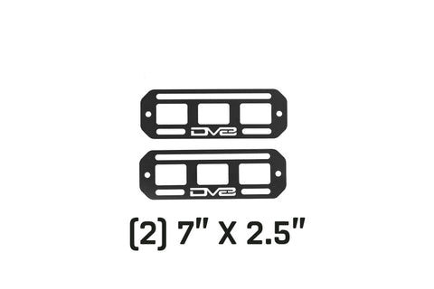 DV8 Offroad Universal Molle Panels - 7In x 2.5In PAIR - UNMP-01
