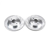 Power Stop 91-92 Saturn SC Front Evolution Drilled & Slotted Rotors - Pair - AR8238XPR