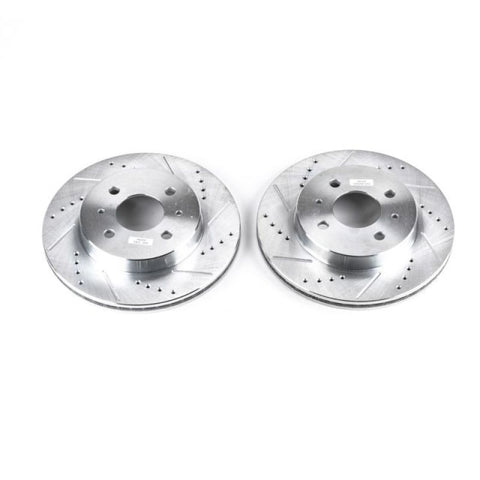 Power Stop 91-92 Saturn SC Front Evolution Drilled & Slotted Rotors - Pair - AR8238XPR