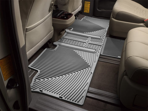 WeatherTech 11+ Toyota Sienna Rear Rubber Mats - Grey - W244GR