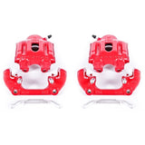 Power Stop 94-95 BMW 540i Front Red Calipers w/Brackets - Pair - S1176