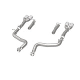 MagnaFlow Axle-Back, SS, 2.5in, Quad Split Rear 3.5in Tip 2015 Dodge Challenger 3.6L V6 - 19218