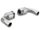 Akrapovic 10-13 Porsche 911 Turbo/Turbo S (997) Link Pipe Set w/ Cat (Titanium) - L-PO997TFLS-100