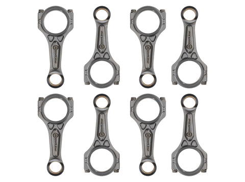 BoostLine 01-10 (11-12 LML) GM Duramax 6.6L Diesel 6.418in Connecting Rod Kit Tapered Pin End - GM6418-358