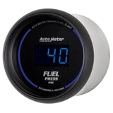 Autometer 52.4mm 1-100 PSI Black Digital Fuel Pressure Gauge - 6963