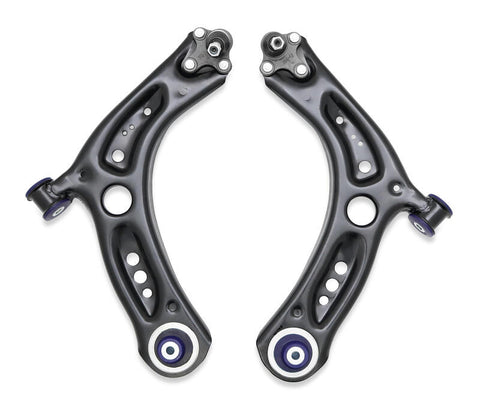 SuperPro 2015 Volkswagen Golf Rear Base Front Control Arm Lower Assembly Kit (Add. Positive Caster) - TRC1071