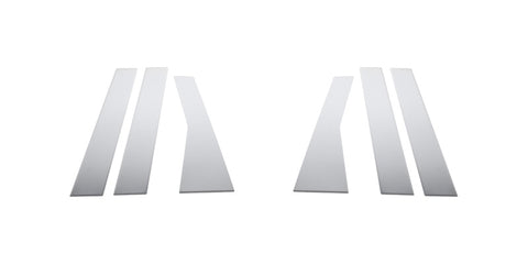 Putco 11-17 Jeep Grand Cherokee - 6pcs Stainless Steel Pillar Posts Classic - 402668