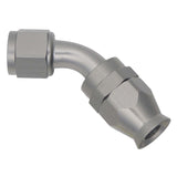 DeatschWerks 10AN Female Swivel 45-Degree Hose End PTFE (Incl. 1 Olive Insert) - 6-02-0859