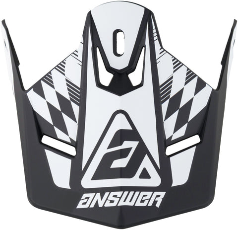 Answer AR1 Sweep Visor Black/White - 442920