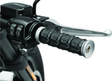 Kuryakyn Dillinger Grips Throttle-By-Wire Silver - 6674