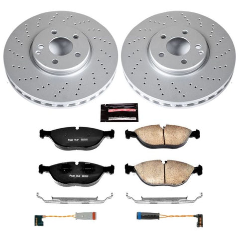 Power Stop 04-05 Mercedes-Benz E500 Front Z23 Evolution Sport Coated Brake Kit - CRK5118