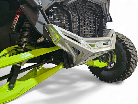 Elektric Offroad 2022-2025 Polaris Rzr Pro R/ Pro S/Turbo R Billet Front Winch Bumper Anodized Clear - FWB610031