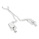 Stainless Works 2009-15 Cadillac CTS-V Wagon 3in Catback System X-Pipe Chambered Mufflers 4in Tips - CTSV9WGCBC