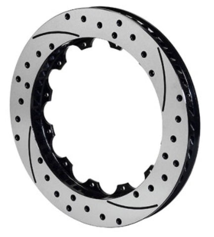 Wilwood Rotor-SRP48 SPC-37-LH-BLK-Drill 12.88 x 1.10 - 12 on 8.75in - 160-13544-BK