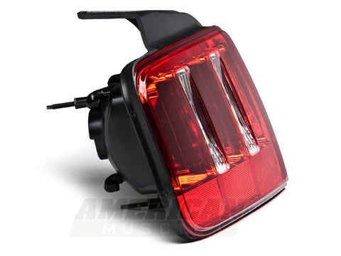 Raxiom 05-09 Ford Mustang Coyote Tail Lights- Chrome Housing - Red/Clear Lens - 49123
