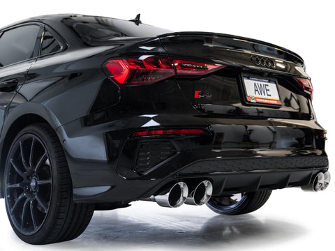 AWE Tuning 22-24 Audi 8Y S3 Touring Edition Exhaust - Chrome Silver Tips - 3015-42897
