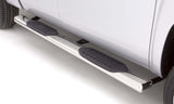 Lund 2019 Chevy Silverado 1500 Ext. Cab (Rocker Panel Mount) 6in Oval Straight SS Nerf Bars-Polished - 24310568