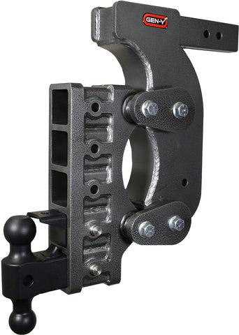 Gen-Y The Boss Torsion-Flex 2.5in Receiver 18in Drop Hitch w/Dual-Ball/Pintle Lock/Stab Kit - GH-1525