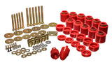 Energy Suspension 1in Body Lift Kit - Red - 2.4108R