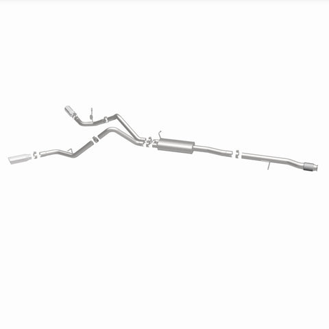 Magnaflow 14 Chev Silverado V8 5.3L CC/EC Cab Dual Split Behind Rear Tires Exit SS Cat Back Perf Exh - 15269