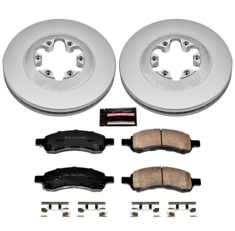 Power Stop 09-12 Chevrolet Colorado Front Z17 Evolution Geomet Coated Brake Kit - CRK5405