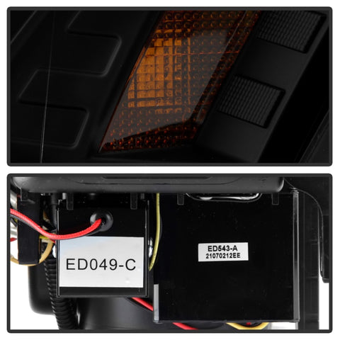 Spyder 13-16 Audi A4/S4 Halogen Model Only High-Power LED Headlights - Black PRO-YD-AA413HALAP-BK - 5088345