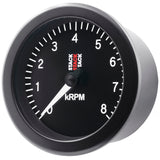 Autometer Stack Sport 88mm 0-8K RPM Tachometer - Black - ST100-08