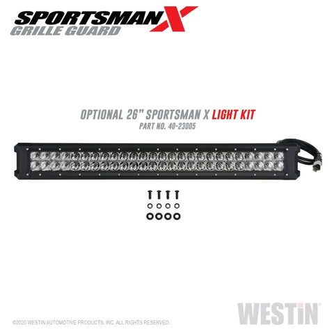 Westin 15-20 Chevy Suburban/Tahoe Sportsman X Grille Guard - Textured Black - 40-33805