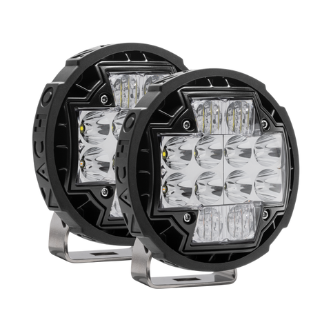 ARB Nacho 5.75in Offroad TM5 Amber White LED Light Set - TM522
