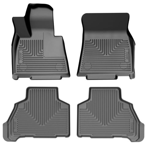 Husky Liners 25-26 Ford Expedition Weatherbeater Front & 2nd Seat Floor Liners - 3 Piece - Black - 96191