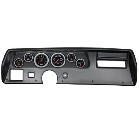 Autometer Sport-Comp 70-72 Chevelle SS/El Camino Dash Kit 6pc Tach / MPH / Fuel / Oil / WTMP / Volt - 7025-SC