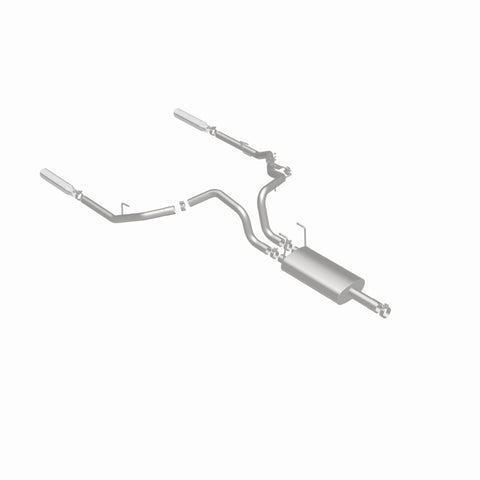 Magnaflow 09-13 Dodge Ram 1500 V6 3.6L Dual Spilt Rear Exit Polished Stainless C/B Perf Exhaust - 15249