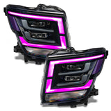 Oracle 21-22 Nissan Titan RGB+W Headlight DRL Upgrade - ColorSHIFT w/ RF Controller - 1463-330
