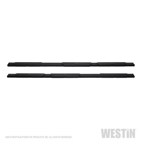 Westin 2019 Chevrolet Silverado/Sierra 1500 Crew Cab (5.5ft) R5 Modular Nerf Step Bars - Black - 28-534685