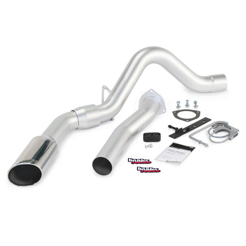 Banks Power 07-10 Chevy 6.6L LMM ECSB-CCLB Monster Exhaust System - SS Single Exhaust w/ Chrome Tip - 47784