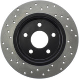 StopTech 13 Ford Focus ST Drilled Left Rear Rotor - 128.61099L