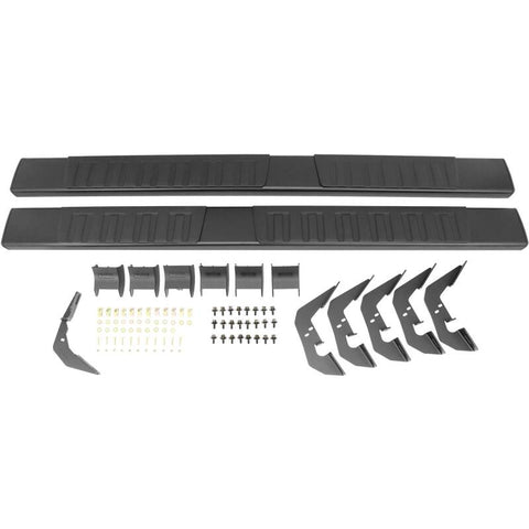 Westin 2007-2018 Chevy Silverado Ext/Dbl Cab R7 Nerf Step Bars - Black - 28-71025
