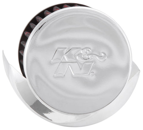 K&N 1.375in Flange ID x 3in OD x 2.5in Height Clamp On Crankcase Vent Filter - 62-1513
