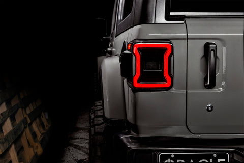 Oracle Jeep Wrangler JL Black Series LED Tail Lights - 5852-504