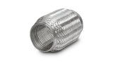 Vibrant SS Turbo FLEX Coupling w/Interlock Liner 1.5in Inlet/Outlet x 4in Long - 60304