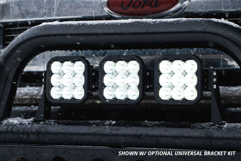 Diode Dynamics SS5 Pro Universal CrossLink 3-Pod Lightbar - Yellow Driving - DD7251
