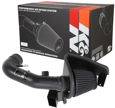 K&N 11-14 Ford Mustang GT 5.0L V8 Black Performance Intake Kit - 71-3527