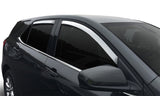 AVS 09-14 Ford Explorer Ventvisor Outside Mount Window Deflectors 4pc - Chrome - 684332