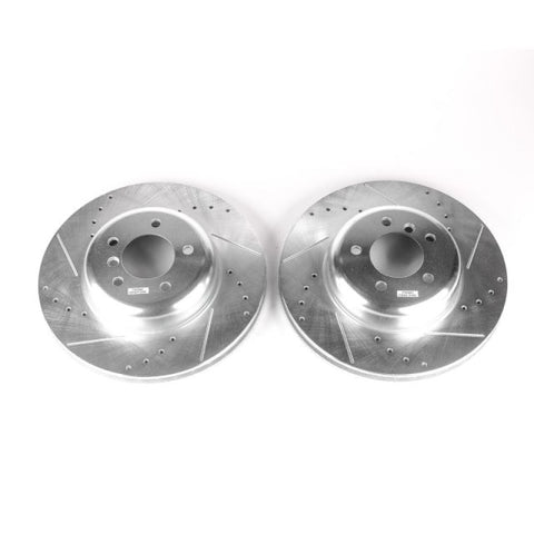 Power Stop 08-10 BMW 535i Front Evolution Drilled & Slotted Rotors - Pair - EBR840XPR